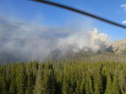 Fire growing. (Photo courtesy inciweb)