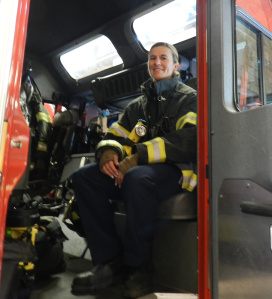 SFD Firefighter Janae Carpenter in 2012.