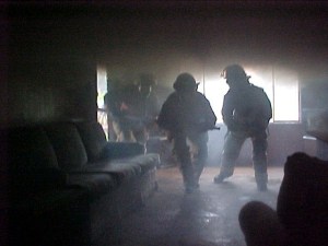 Attack Crew in front door