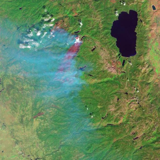 NASA Image of the King Fire [Photo Credit: NASA]