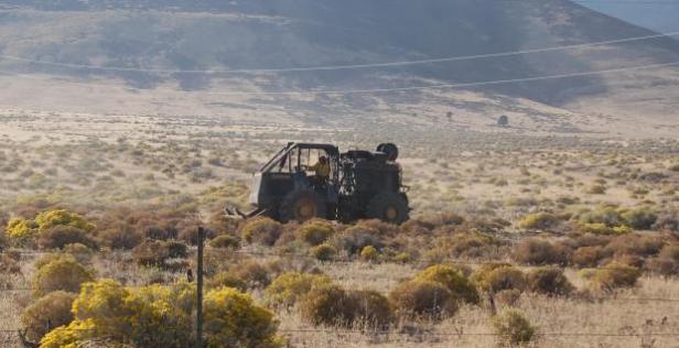 Completing a Dozer Line. [Photo Credit: M Rapp]
