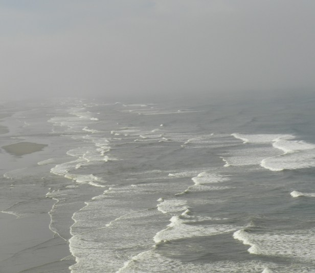 Waves can be highly dangerous flooding, eroding beaches. [Credit: LR Swenson]