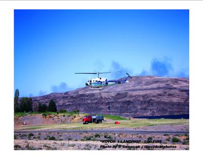 E SWENSON, Rotor 1 landing