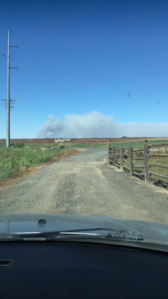 Black Rock Road Fire (Photo Credit: Dylan Anderson)